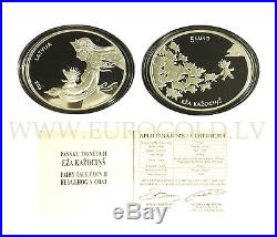 Latvia 5 euro 2015-2017 Fairy Tale series 3 silver proof coin set complete