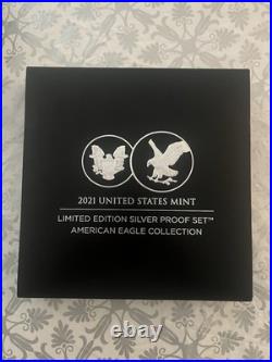 Limited Edition 2021 Silver Proof Set American Eagle Collection