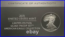Limited Edition 2021 Silver Proof Set American Eagle Collection