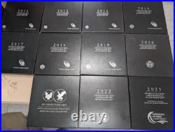 Limited Edition Silver Proof Sets. All 86 Coins No Toning! Or Spots! 2012-2023