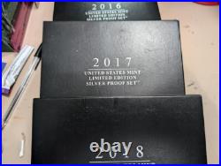 Limited Edition Silver Proof Sets. All 86 Coins No Toning! Or Spots! 2012-2023