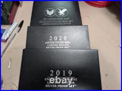 Limited Edition Silver Proof Sets. All 86 Coins No Toning! Or Spots! 2012-2023