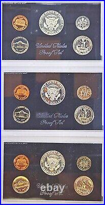 Lot Of 20- 1968, 1969 Us Mint Proof Sets 40% Silver Kennedy Choice Proof Cond