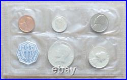 Lot Of 4 1961 1962 1963 1964 Uncirculated U. S. Mint Proof Sets 90% Silver