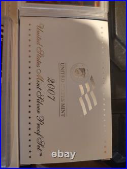 Lot Of 6-2007 Silver PROOF Sets Lot Of 6-2007 Silver PROOF Sets