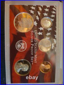 Lot Of 6-2007 Silver PROOF Sets Lot Of 6-2007 Silver PROOF Sets