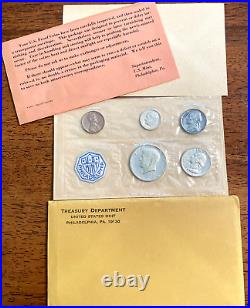 Lot Of Five (5) 1964 USA Proof Sets All With Full Original Envelopes, COA OGP