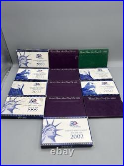 Lot of 13 United States Proof Sets In Original Goverment Packaging Free Shipping Lot of 13 United States Proof Sets In Original Goverment Packaging Free Shipping