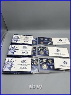 Lot of 13 United States Proof Sets In Original Goverment Packaging Free Shipping Lot of 13 United States Proof Sets In Original Goverment Packaging Free Shipping