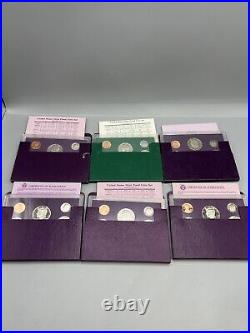 Lot of 13 United States Proof Sets In Original Goverment Packaging Free Shipping Lot of 13 United States Proof Sets In Original Goverment Packaging Free Shipping