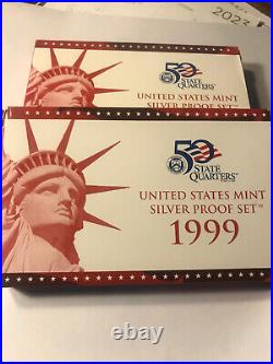 Lot of 2 Silver Proof Sets 1999-2000