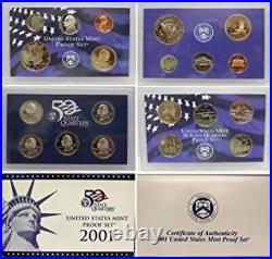 Lot of 24 United States Proof Sets OGP (1986 2009) Super nice and Clean