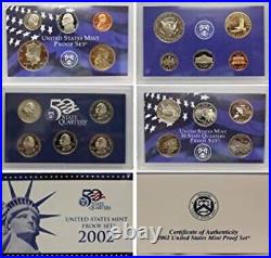 Lot of 24 United States Proof Sets OGP (1986 2009) Super nice and Clean