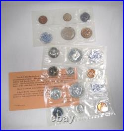Lot of 3 1961-1962 Silver Proof Sets Toned & Cameo Coins AS304