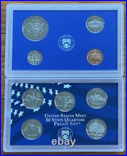Lot of 3 US Proof Sets 1999 / 2002 SILVER / 2016 with OGP & COA (192)