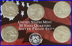 Lot of 3 US Proof Sets 1999 / 2002 SILVER / 2016 with OGP & COA (192)