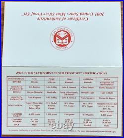 Lot of 3 US Proof Sets 1999 / 2002 SILVER / 2016 with OGP & COA (192)