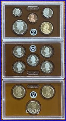 Lot of 3 US Proof Sets 1999 / 2002 SILVER / 2016 with OGP & COA (192)