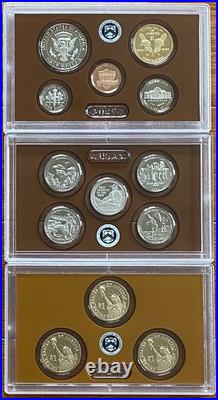 Lot of 3 US Proof Sets 1999 / 2002 SILVER / 2016 with OGP & COA (192)