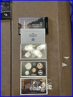 Lot of 30 1992-2022 US Mint Silver Proof Sets And 90/91 Proof Sets. No 2021 Set