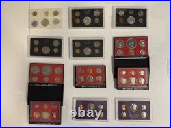 Lot of 33 US Mint Proof Sets 1954-2010 Silver, Prestige, Liberty, Etc. Coins