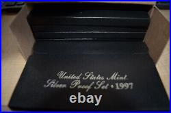 (Lot of 5) 1997 Silver Proof Sets in Mail Box from US Mint FREE Shipping