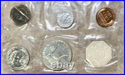 Lot of 5 Proof Sets 1957-1961 All Original 1960 Small Date