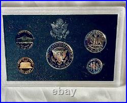 Lot of 5-US Mint Silver Proof Sets With C. O. A and Black Box-1992,'94,'95,'97, 98