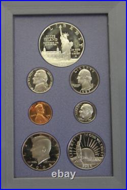 Lot of 5 US Prestige Proof Sets 90% Silver $1 1984, 86, 92, 93 & 95 OGP&COA #47 Lot of 5 US Prestige Proof Sets 90% Silver $1 1984, 86, 92, 93 & 95 OGP&COA #47