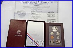 Lot of 5 US Prestige Proof Sets 90% Silver $1 1984, 86, 92, 93 & 95 OGP&COA #47 Lot of 5 US Prestige Proof Sets 90% Silver $1 1984, 86, 92, 93 & 95 OGP&COA #47