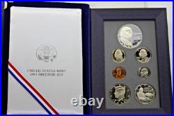 Lot of 5 US Prestige Proof Sets 90% Silver $1 1984, 86, 92, 93 & 95 OGP&COA #47 Lot of 5 US Prestige Proof Sets 90% Silver $1 1984, 86, 92, 93 & 95 OGP&COA #47