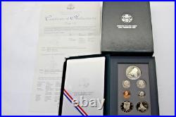 Lot of 5 US Prestige Proof Sets 90% Silver $1 1984, 86, 92, 93 & 95 OGP&COA #47 Lot of 5 US Prestige Proof Sets 90% Silver $1 1984, 86, 92, 93 & 95 OGP&COA #47