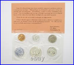 Lot of 7 Sets 2-1962 5-1964 US 90% Silver Proof Sets in OGP
