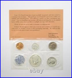 Lot of 7 Sets 2-1962 5-1964 US 90% Silver Proof Sets in OGP