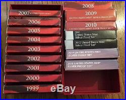 Lot of Proof Sets (91)1955-2018 & Silver Sets Proof Sets Silver 92-2018 91 Sets