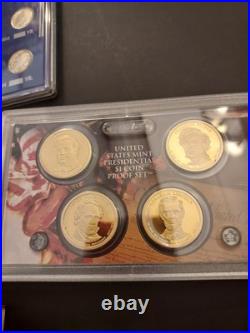 Lot of US Silver Proof Sets, 1964 Mint Sets & Proof Silver Dollars 90%