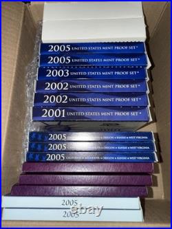 Miscellaneous Group Of Proof Set All In Perfect Shape. A Total Of 16 Sets