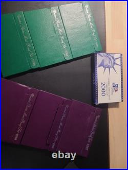 Multiple Year US Mint Proof Sets 7 Years