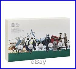 New 50 Years Of The 50p Military Silver Proof Set (Only 1,969 Sets) Royal Mint
