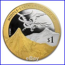 New Zealand Hobbit Set- 2013 Silver $1 Proof Coin- 1 OZ Desolation of Smaug