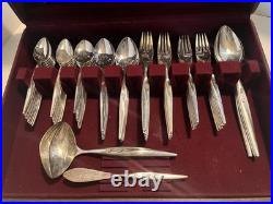 Oneida Community Silverplate Flatware 78 Piece Set Naken Tarnish Proof Chest