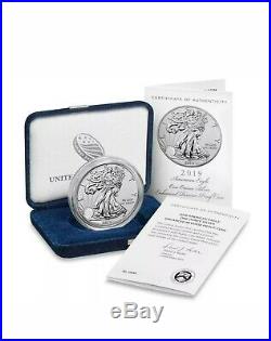 PCGS PR70 American Eagle 2019 One Ounce Silver ENHANCED REVERSE Proof S Dollar