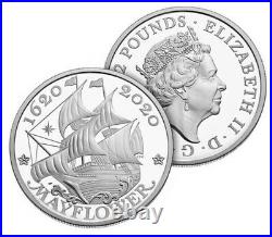 PRESALE 400th Anniversary of the Mayflower Voyage Silver Proof Coin & Medal Set