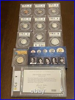 Pcgs 2022 United States Mint Women Silver Proof Set 10 Coins