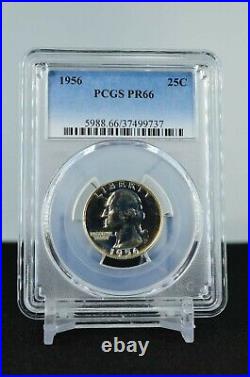 Pr66 1956 Pcgs Graded Proof Set Coins Rare Unc. Us P-mint Collectible Lot Pr66