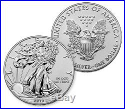 Pride of Two Nations Limited Edition Set 2019 W Enhanced Rev Pr Silver Eagle &