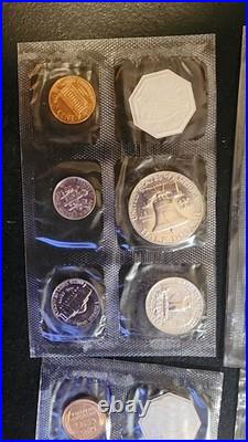 Proof Set Lot 1963 1961 1959 &1957 Seal Proof Sets