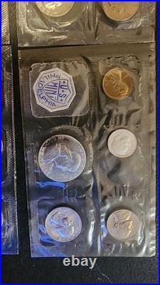 Proof Set Lot 1963 1961 1959 &1957 Seal Proof Sets