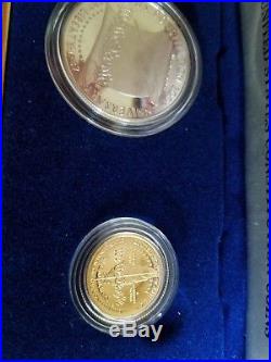 Proof U. S. Const 2 Coin Set, 1987- Gold $5 Half Eagle and Silver $1.00 hoolieguy