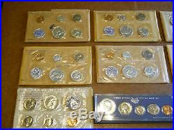 Proof set Collection from the United States Mint (45 Years from 1955-2000)